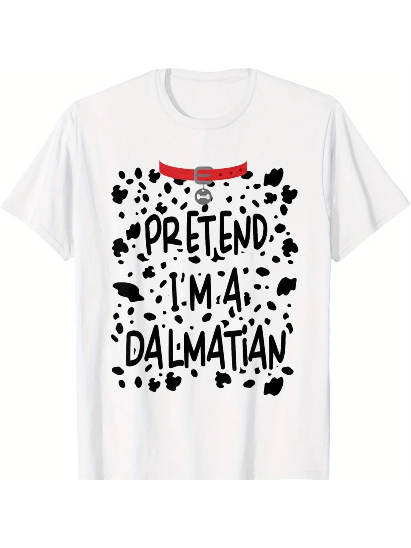 Pretend I'm A Dalmatian Shirt Halloween Costume Adult T-Shirt