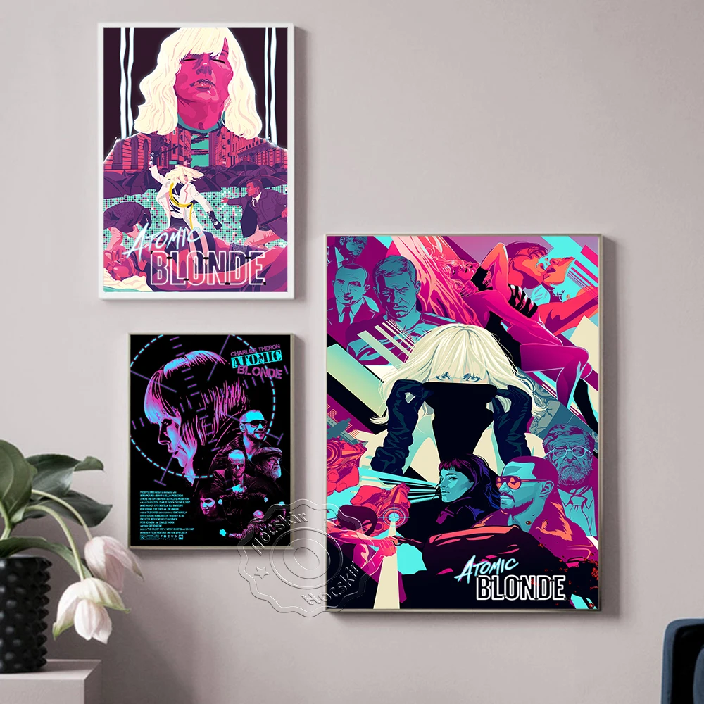 الذرية شقراء الإثارة الفيلم المشارك فيلم يطبع صور الحديثة الرسم على لوحات القماش الجدارية غرفة ديكور المنزل هدية