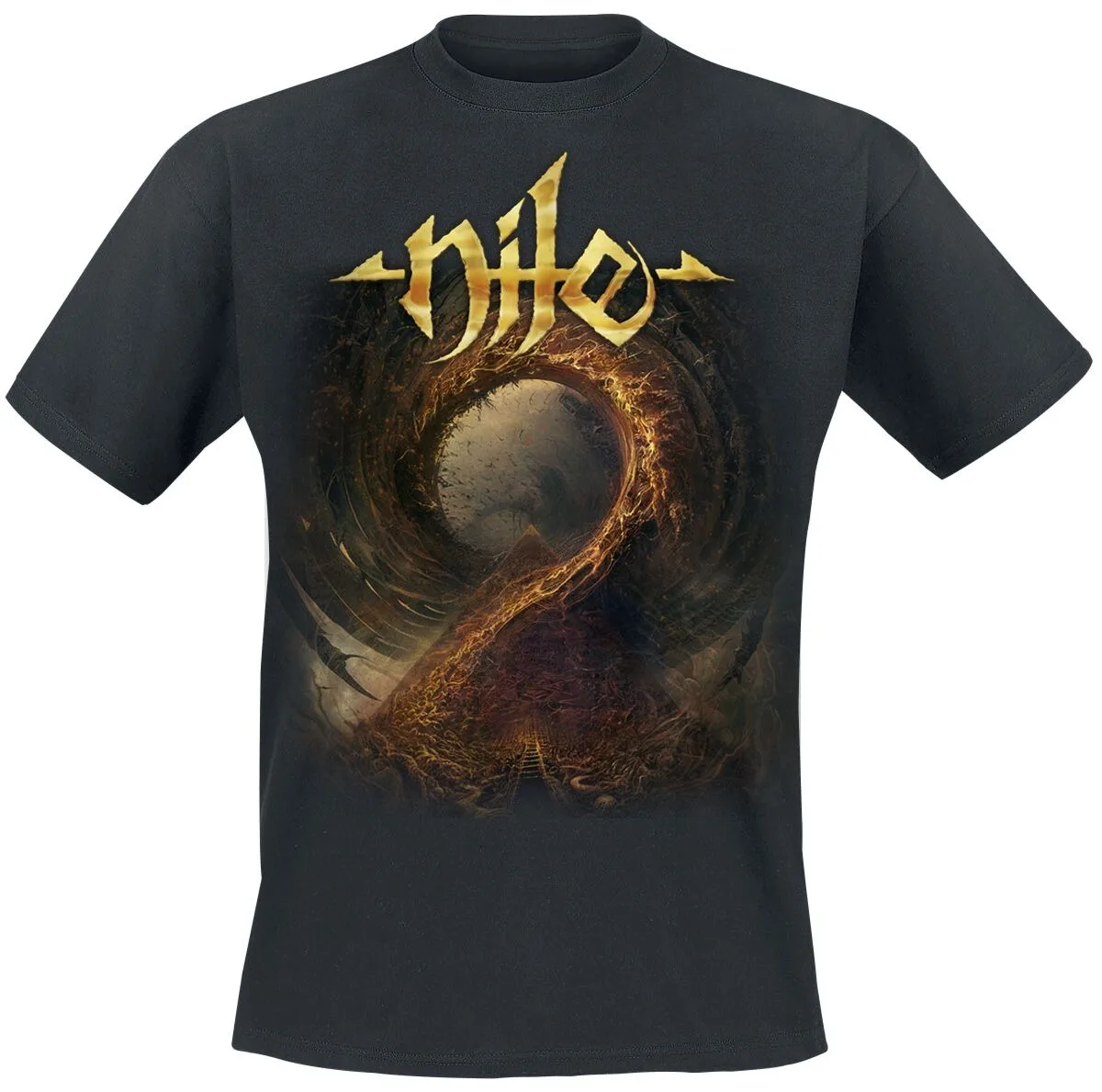 

Nile The Underworld T-Shirt, Men's Death Metal Tee, Perfect for Fans Who Love Ancient Egypt & Dark Underworld Art