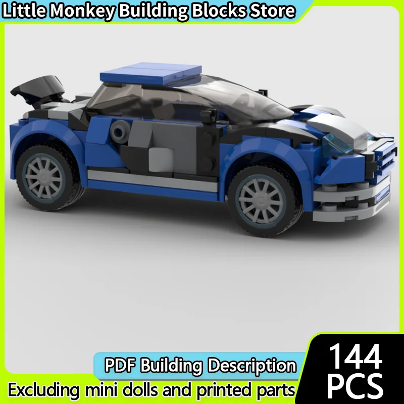 

Speed Racing Car Model MOC Building Bricks Lancer Evo Sedan Modular Technology Children Holiday Gifts Assemble Toys Suit