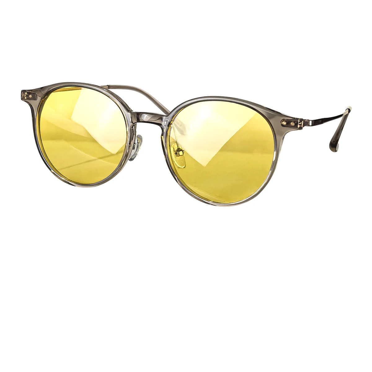 夜間運転メガネ偏光チタン偏光サングラス釣り用-80-ブロックブルーライトレンズ作業用ユニセックス