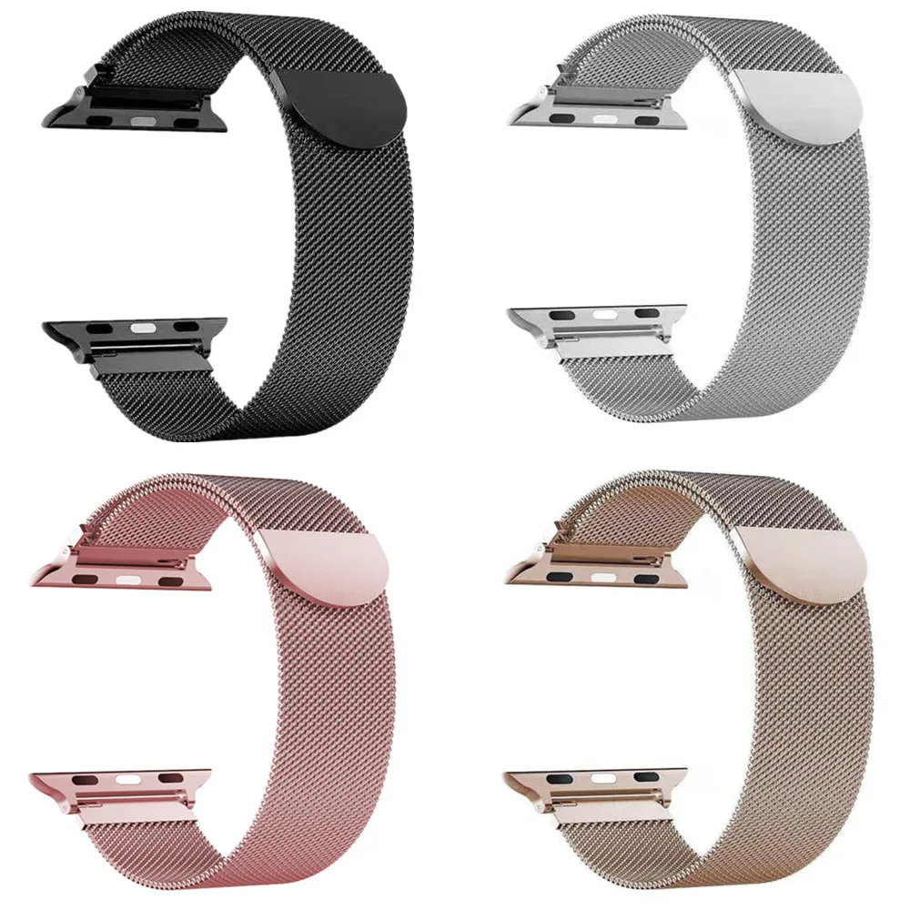 Stainless Steel Milan Mesh Strap For Apple Watch Band 49mm 45mm 44mm 42mm 40mm 38mm For iwatch Serie Ultra2 Light Women Bracelet