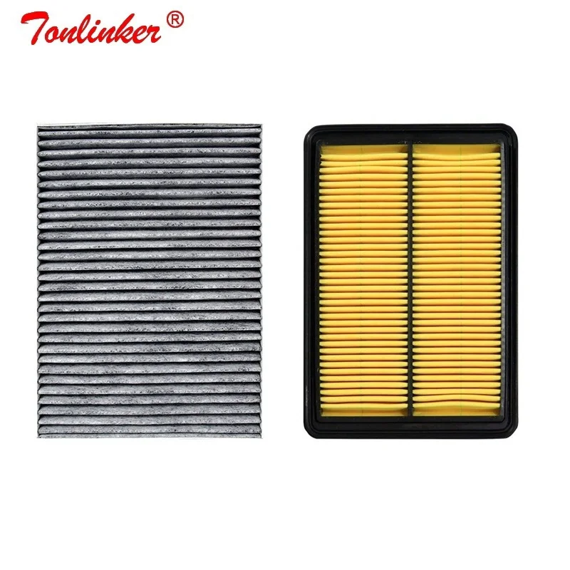 Car Air Filter+ Cabin Filter 2 Pcs Set For Nissan Qashqai J11 2013-2019 1.2L 1.6L 2.0L Model Filter OEM 165464BA1A 272774BA0A