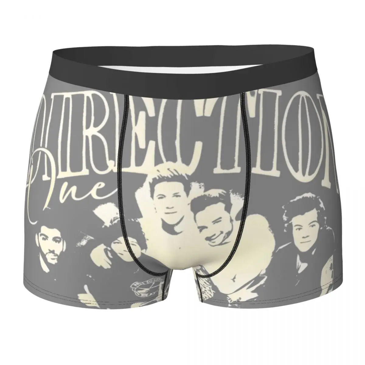 

Нижнее белье с логотипом 1D Ones Music And Directions, дышащие трусики-боксеры с принтом, мужские трусы больших размеров