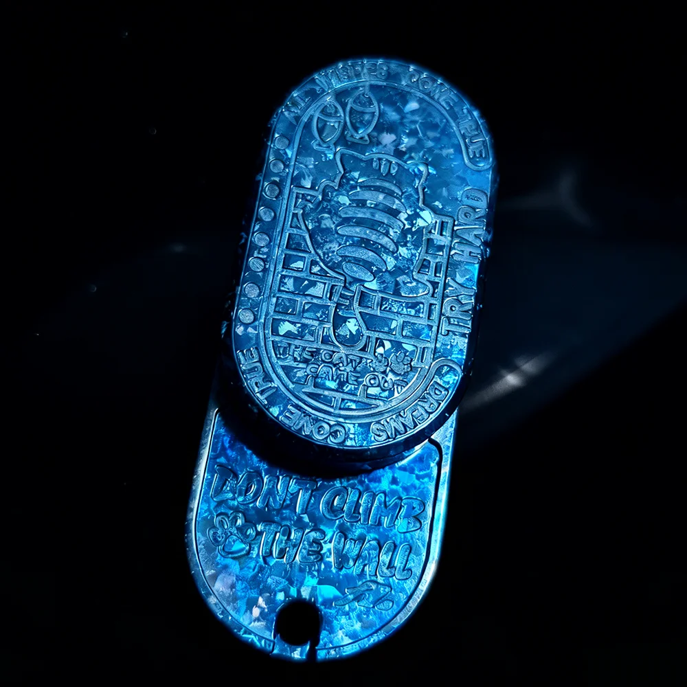 FZ EDC F2.8 كريستال التيتانيوم تململ المنزلق ألعاب متململة للبالغين دفع الشعور المنزلق التصاميم الأصلية أدوات تخفيف القلق