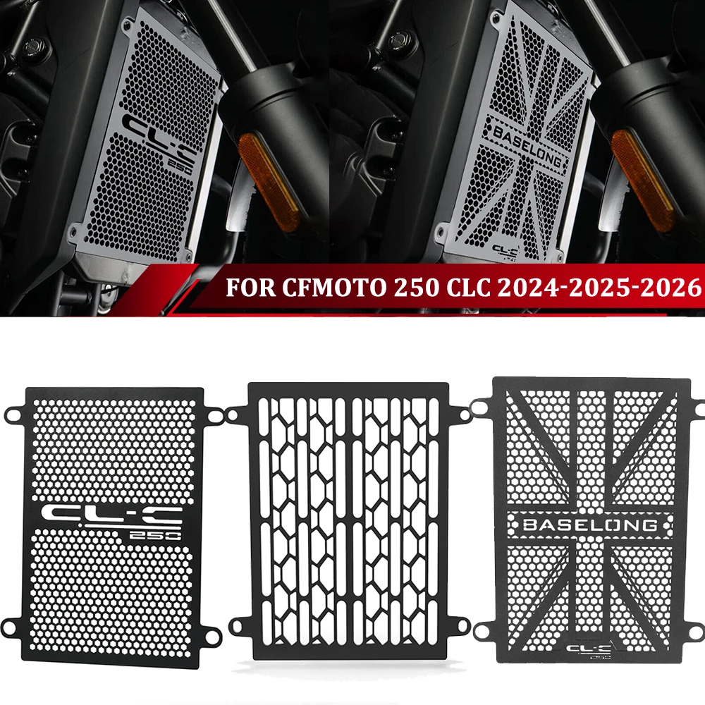 

For CFMOTO 250 CLC CF MOTO CLC CL-C 250 2024-2025-2026 Radiator Grille Cover Guard Protection CNC Motorcycle Accessories CLC250