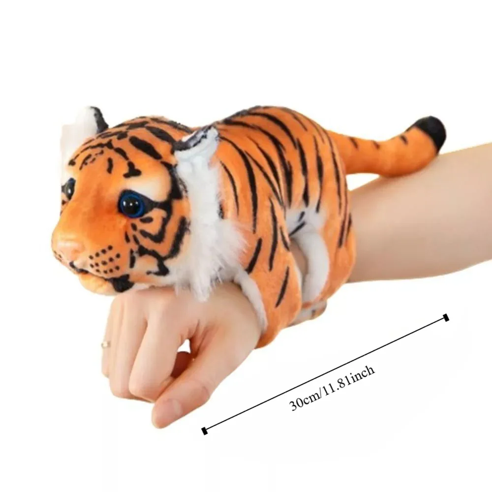 New Plush Doll Slap Bracelet Monkey Interactive Toy Plush Wrist Band Home Decor Gift Animal Slap Bracelets