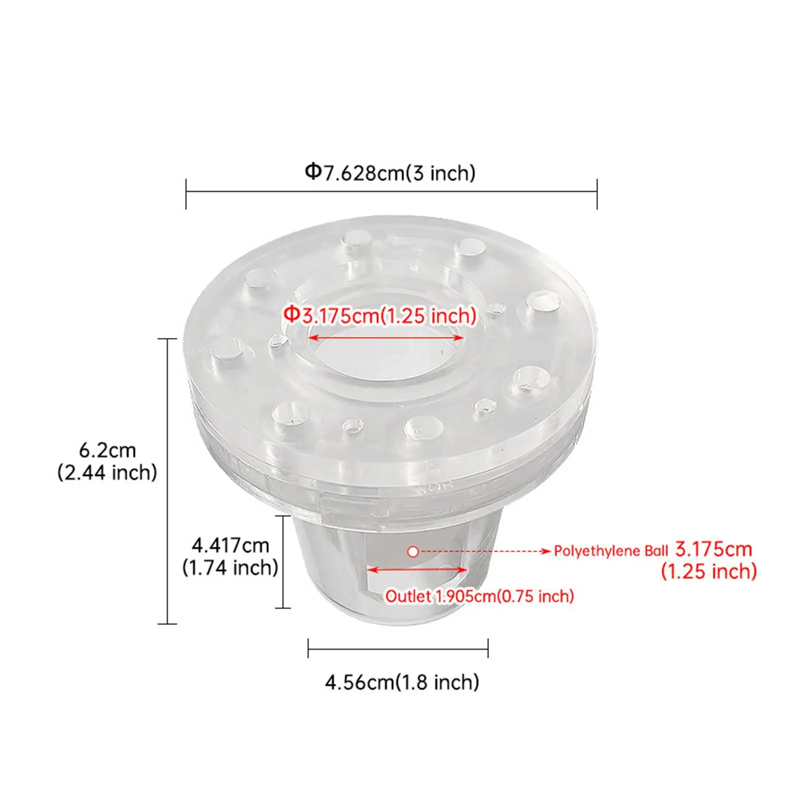 

Клапан для слива воды с палубы лодки, герметичный шаровой клапан, пластиковая замена для клапанов-флапперов, предотвращающий протечки