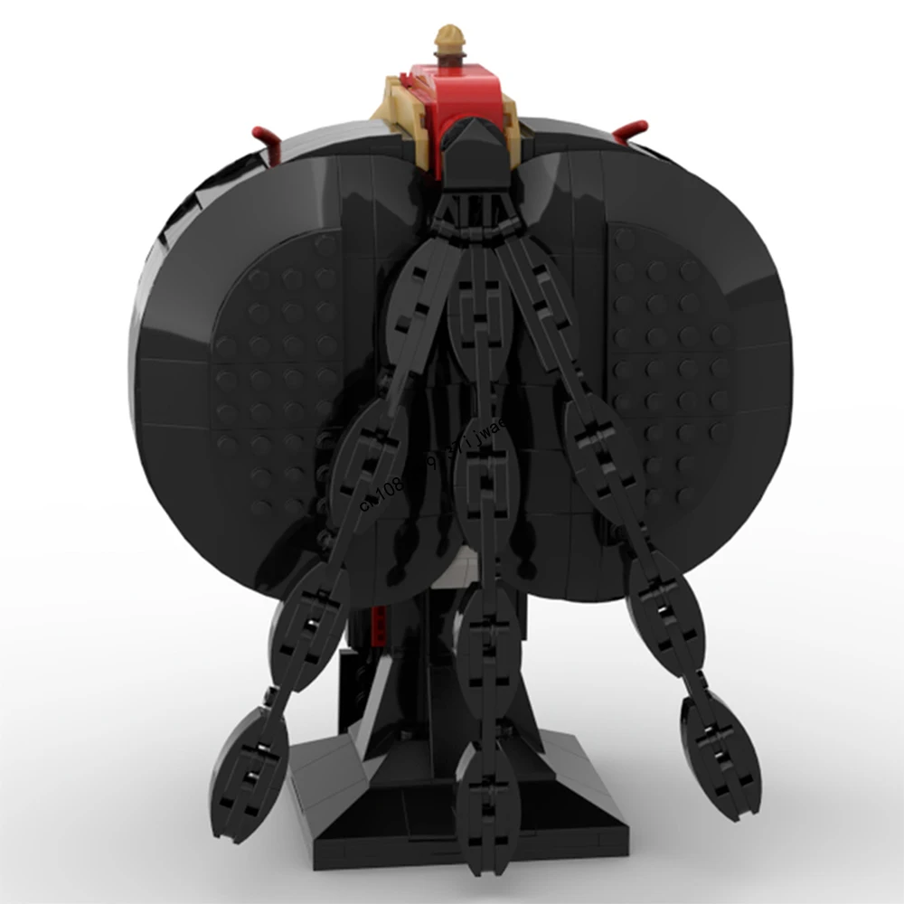 Nieuwe 942PCS Star Battle Queen Helm Creatieve Moc Deeltje Film Karakter Buste Aangepaste Puzzel DIY creatieve ideeën Kid Speelgoed Cadeau