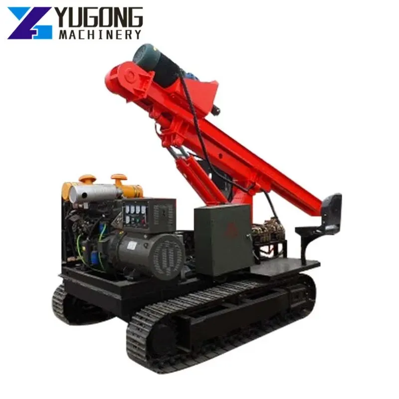 Deep Crawler Core Borehole Drilling Machine Full Automatic Shoring Drilling Machine Soil Sample Auger Pile Driver Price