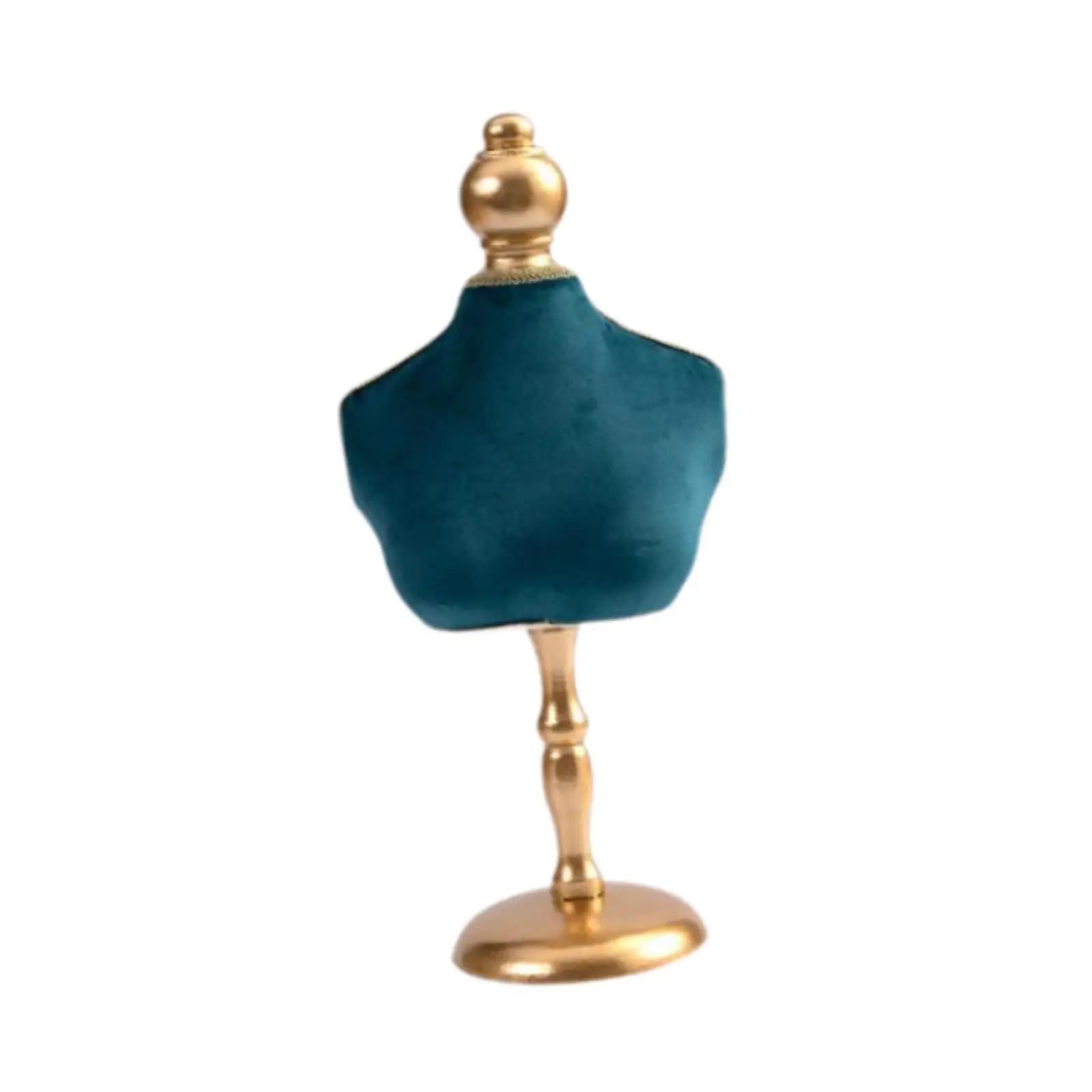 necklace-mannequin-holder-necklace-chain-holder-velvet-modern-stable-for-jewelry-stores