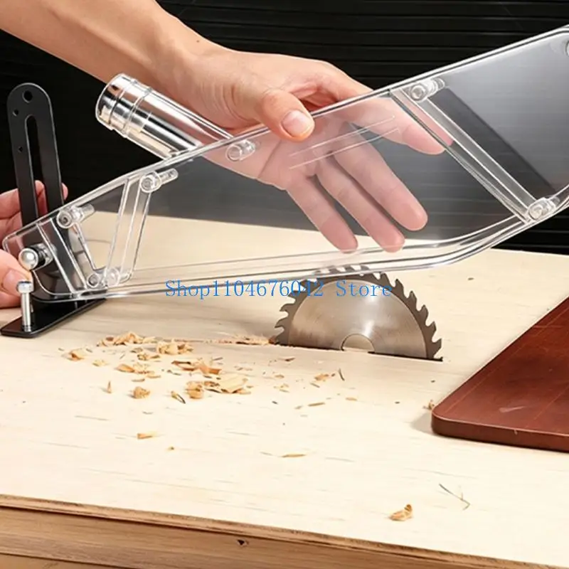 652F Table Sawing Cover Protector 10-12Inch Plastic Sawing Guard Replace for Woodwork