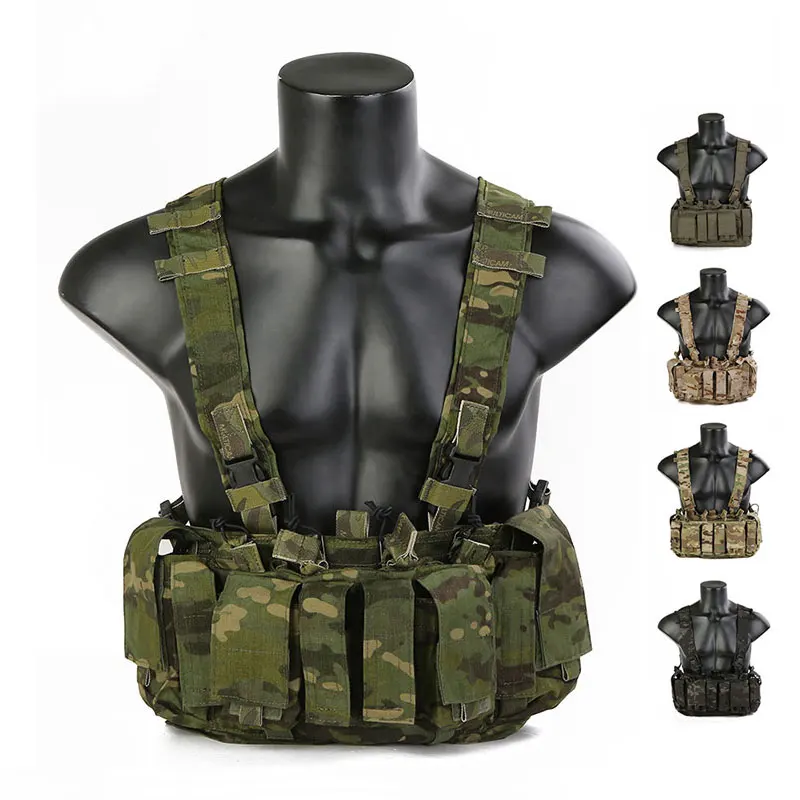 Imagem -02 - Emersongear para mf Estilo uw iv Equipamento de Peito Leve Molle Combate Tático Colete Placa Transportadora Proteção ao ar Livre Airsoft Caça