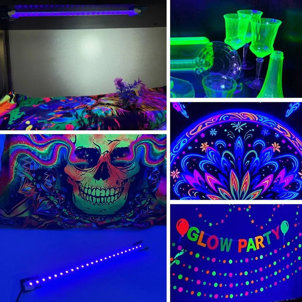 LED Light UV Black Light Multi-Functional Waterproof Flood Light Energy-Saving Multifunctional Fixture Ultraviolet Lamp