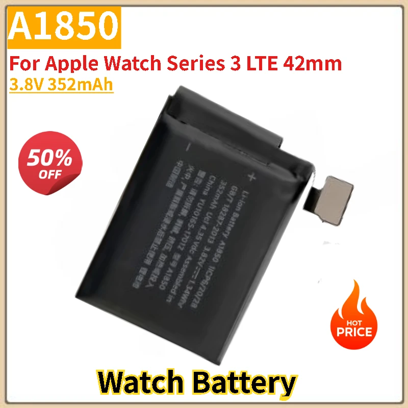

A1850 Battery 3.8V 352mAh For Apple Watch Series 3 LTE 42mm Brand-New High Quality Replacement Battery