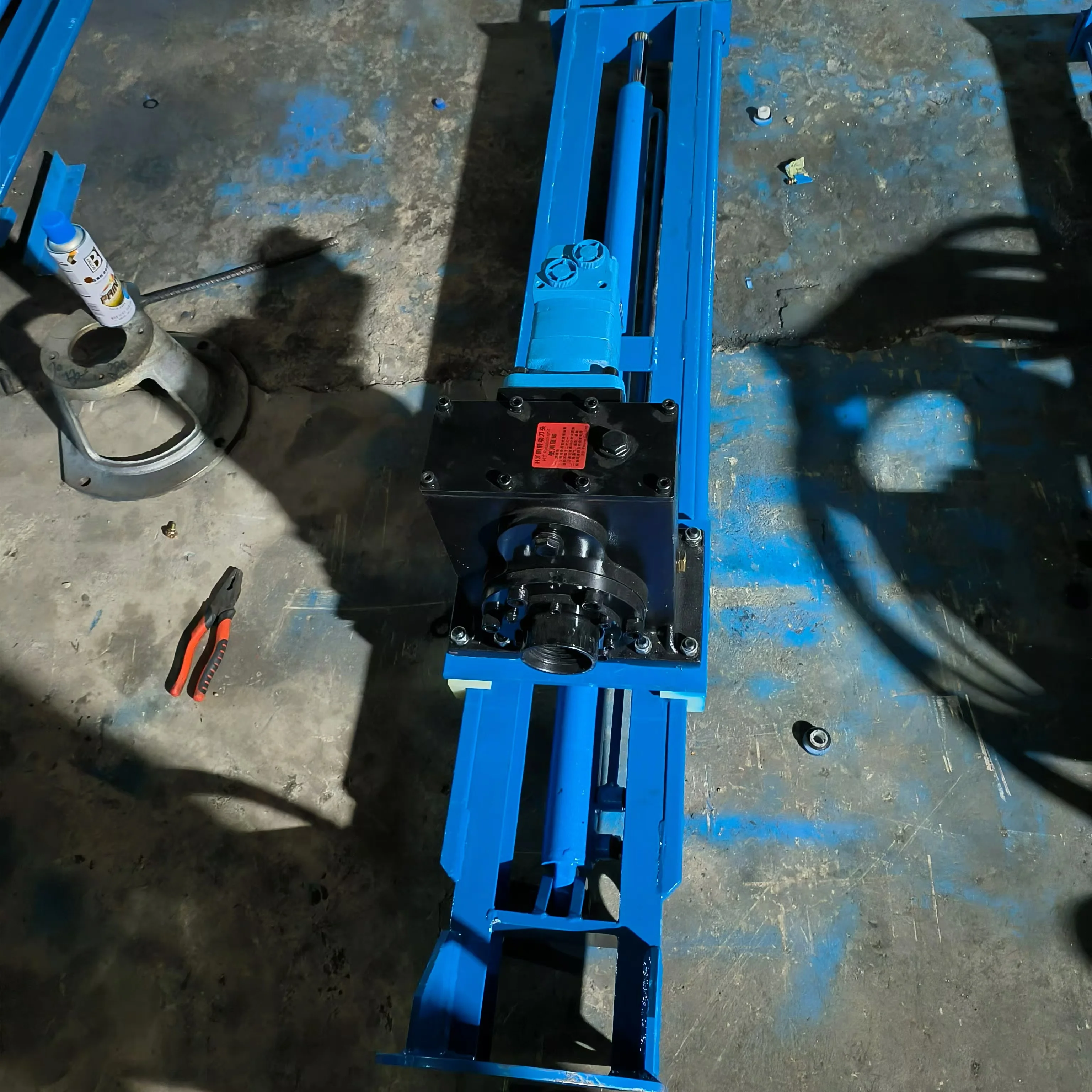 HQD100A Portable 100m Deep Rotary Head Small Hydraulic Down-the-hole DTH Drill Rig Mining Drill Rig Borehole Machine