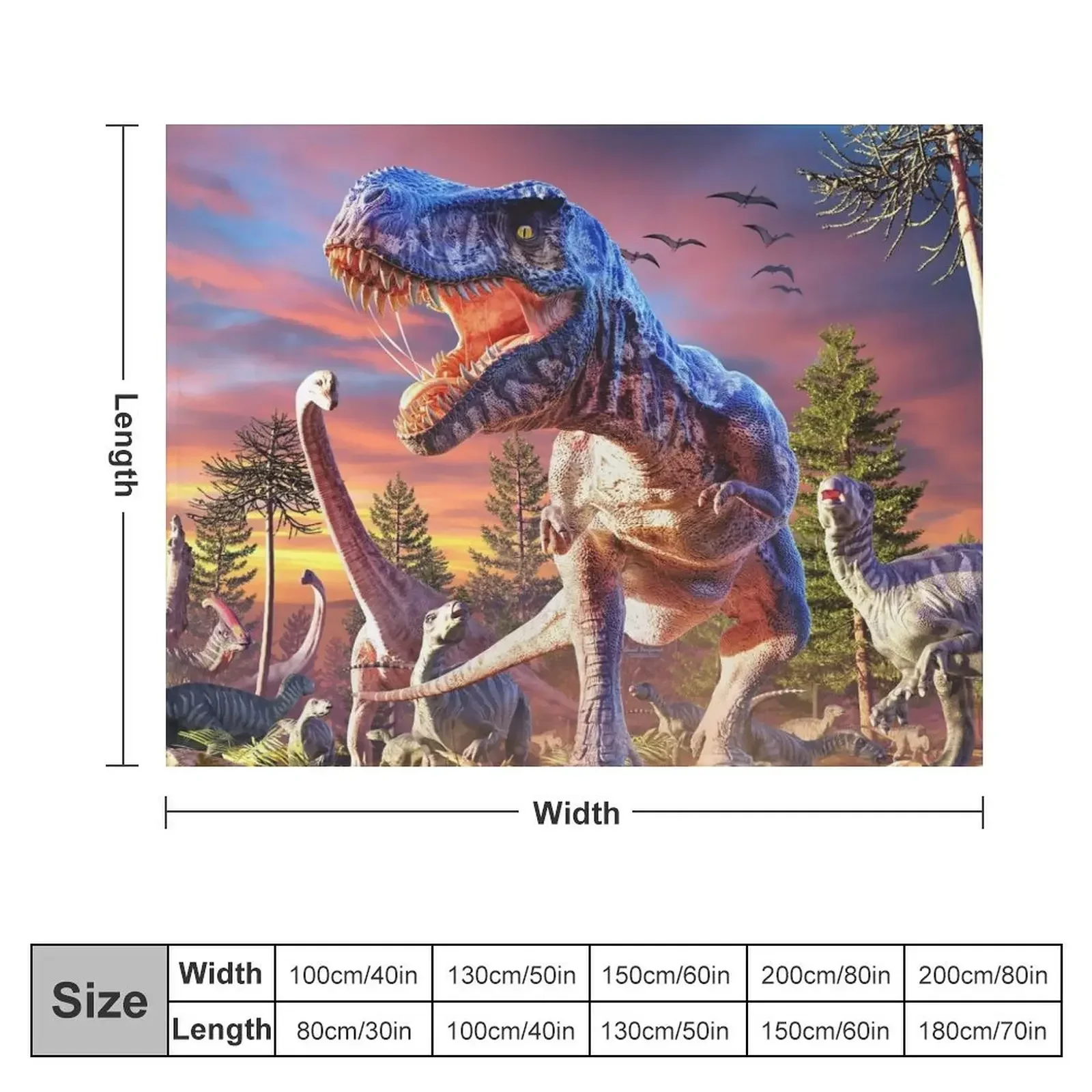 T-Rex_Attack Throw Blanket Luxury Designer Beach Comforter Luxury Thicken Blankets