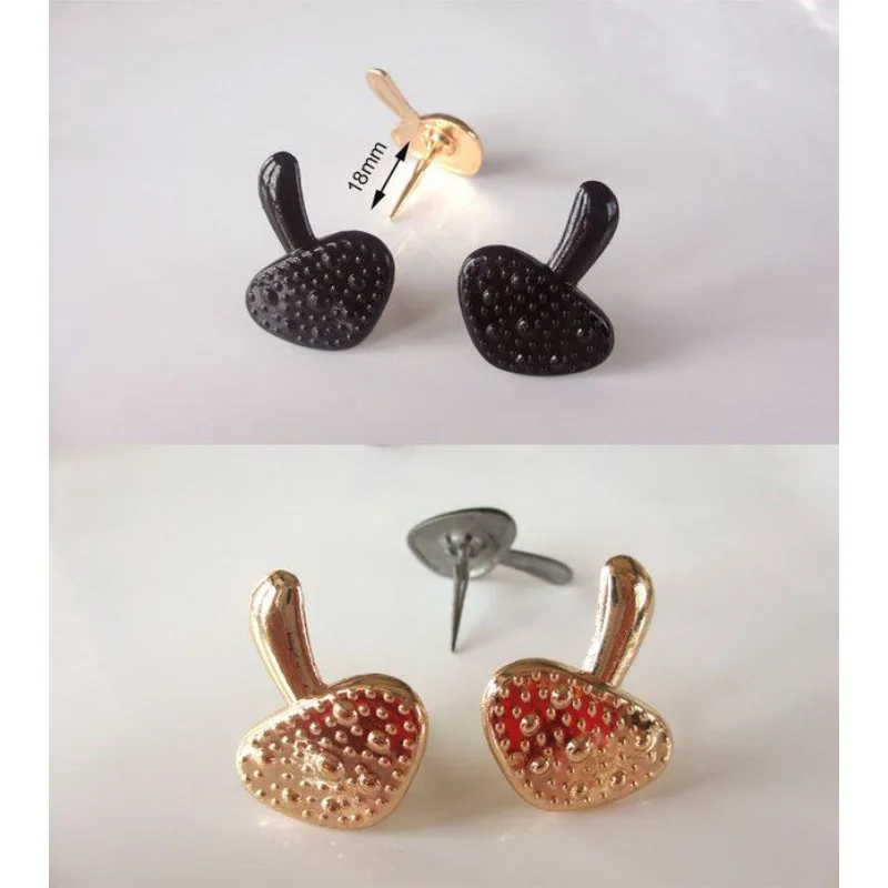 Rivets Studs Spikes Tacks for Leather Decor Bag Belt Clothes Shoes DIY Craft Accessories With Threaded/Hooks Rivets