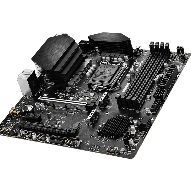 MSI  Motherboard  Z490M-S01 128GB LGA 1200 DDR4 Micro ATX Mainboard 100% Tested Fully Work