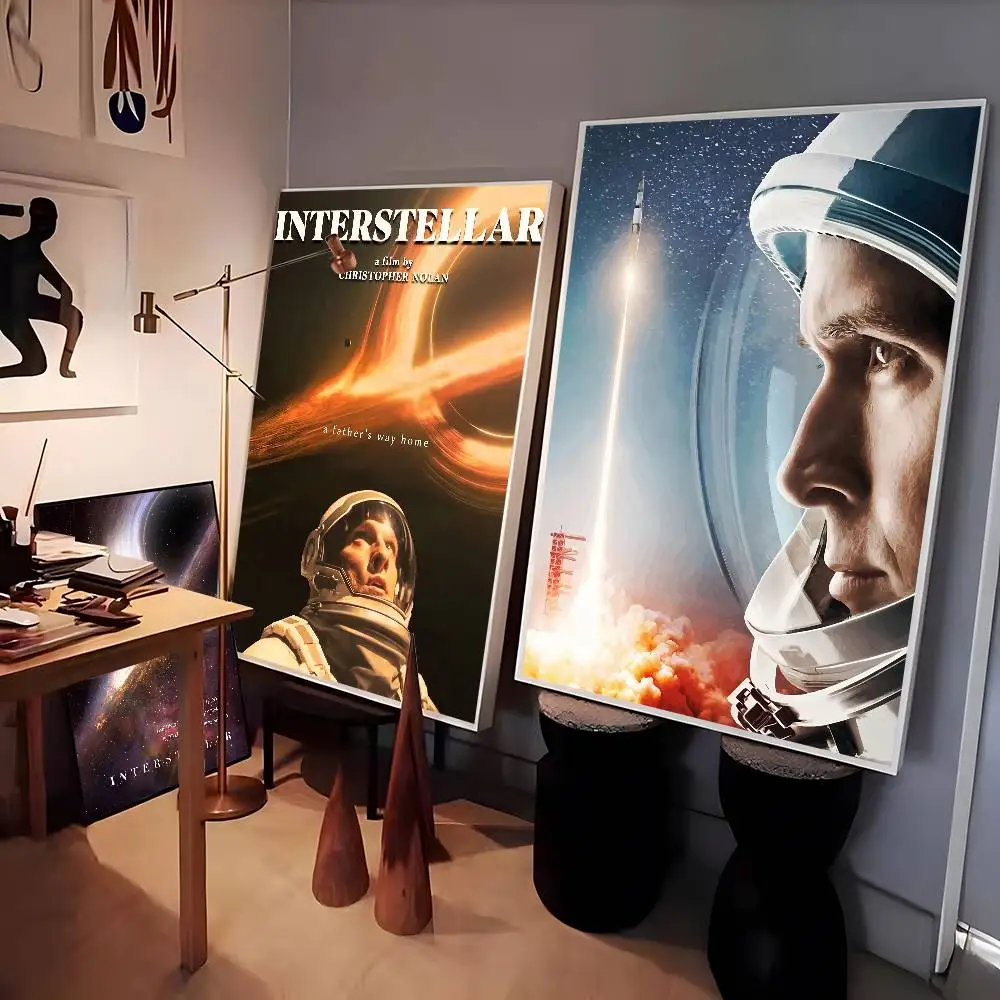 Poster di film I-Interstellar Poster di film vintage impermeabili Stampa artistica da parete di alta qualità per regalo di arredamento della camera