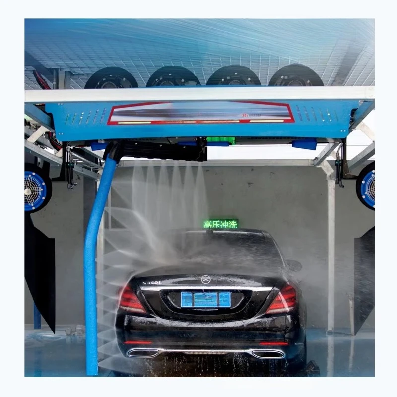 Professional Grade Automatic Touchless 360 Car Wash Equipment with Advanced Sensor Guidance and Drying Module