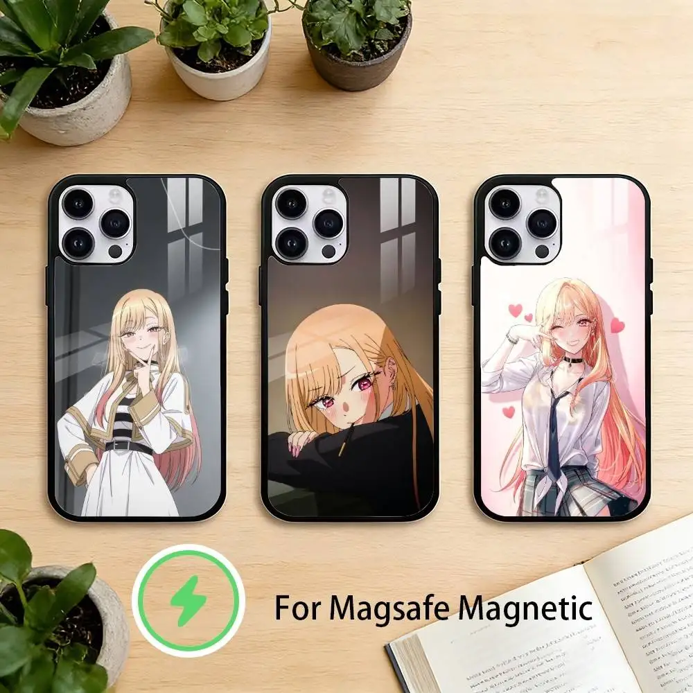 

My Dress Up D-Darling Marin Kitagawa Phone Case For iPhone 17/16/15/14/13/12/Plus/Pro/Max for Magnetic Wireless Charging