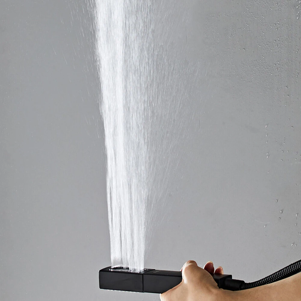 Bathroom Shower Head Bathing Handheld High Pressure Nozzle Pressurized Rainfall Water Saving 3 Levels Accessories