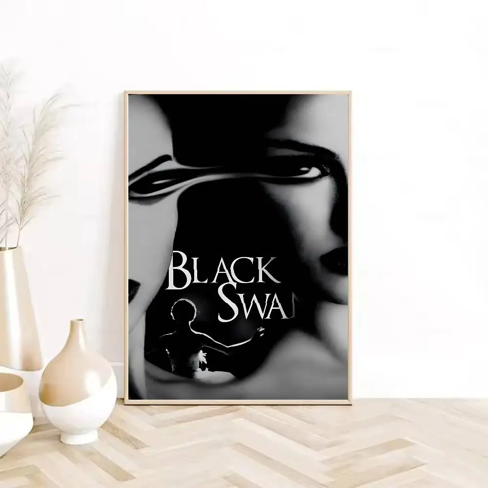 ملصق فيلم B-Black Swans عالي الدقة جدار لاصق مقاوم للماء لغرفة المعيشة المنزلية وغرفة النوم والديكور الجمالي #4