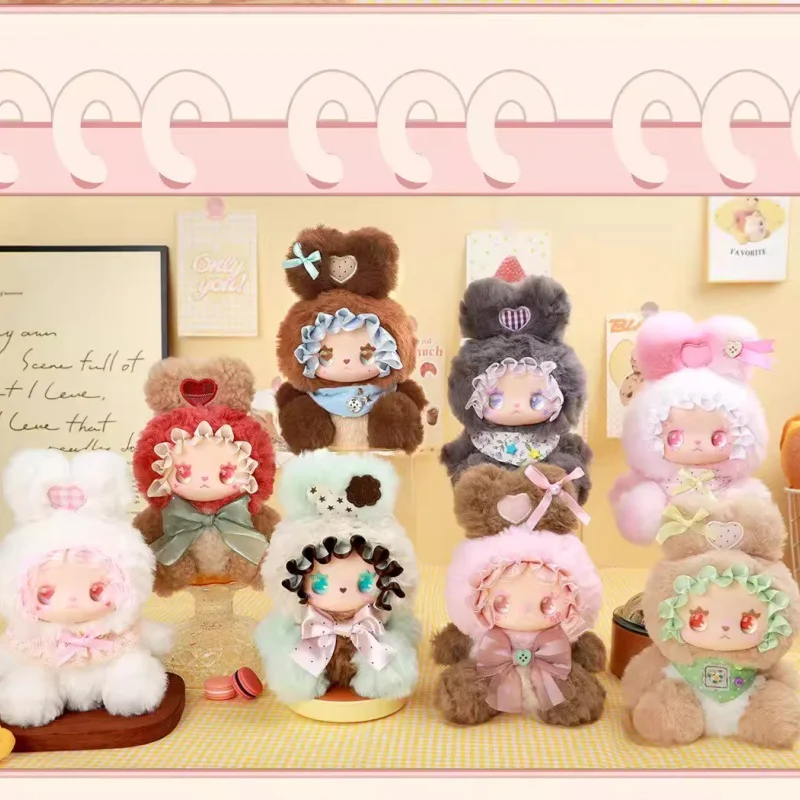 

New Lovely Emma Blind Box Sweet Treat Bunnies Series Cute Vinyl Plush Doll Trendy Toy Bag Pendant Surprise Gift For Girls