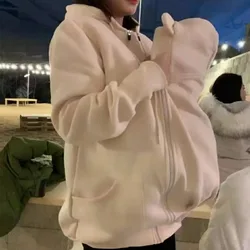 Winter Pregnancy Clothes Maternity Jackets Kangaroo Coat Baby Carrier Clothing Casual Hooded Mommy Outerwear Maternity Wear