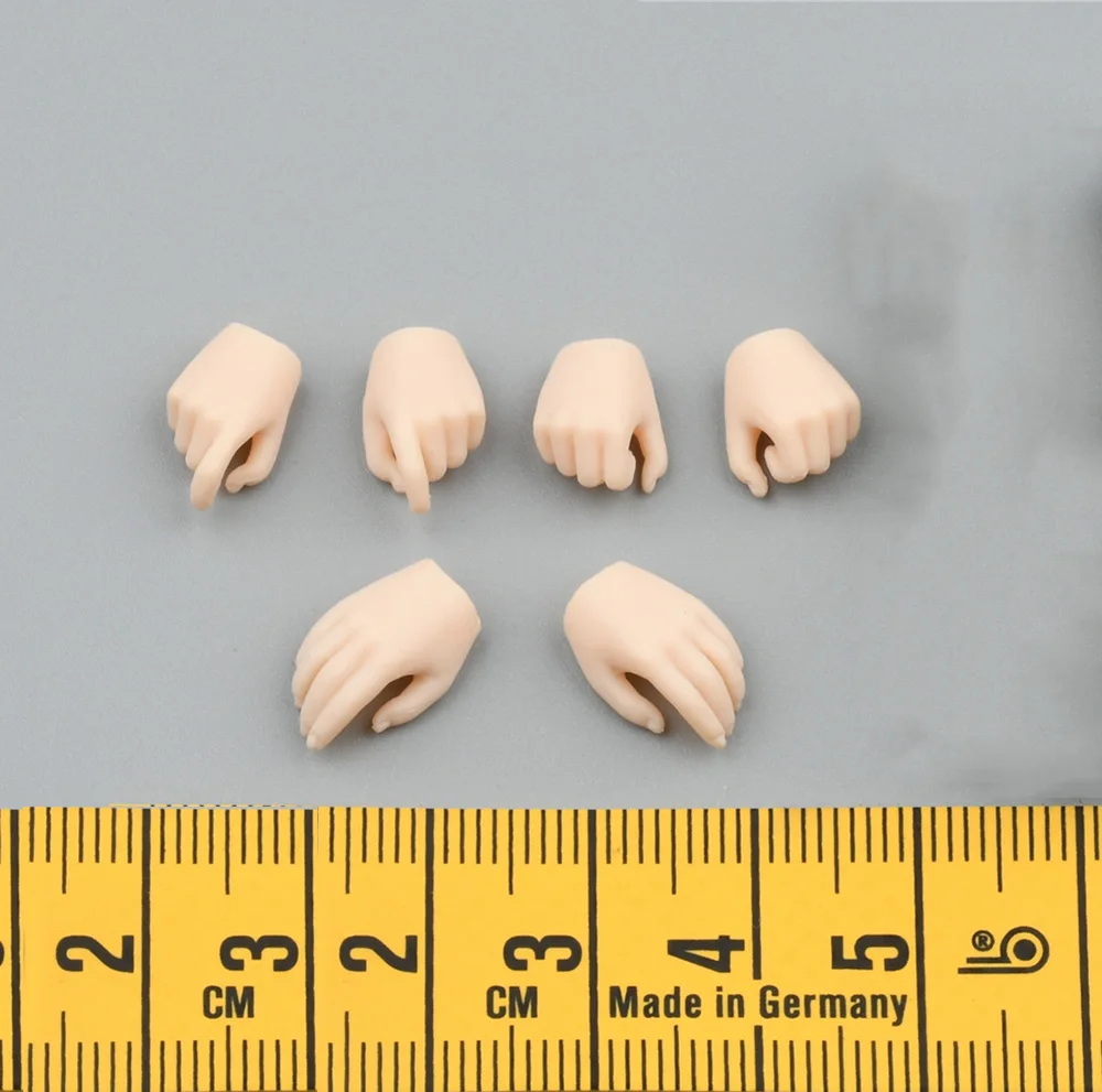 

1/12 TBLeague T04A T05A Female Pale Color Changeable Hand Model 6PCS/SET Fit 6" TBL Phicen Action Figure Collect