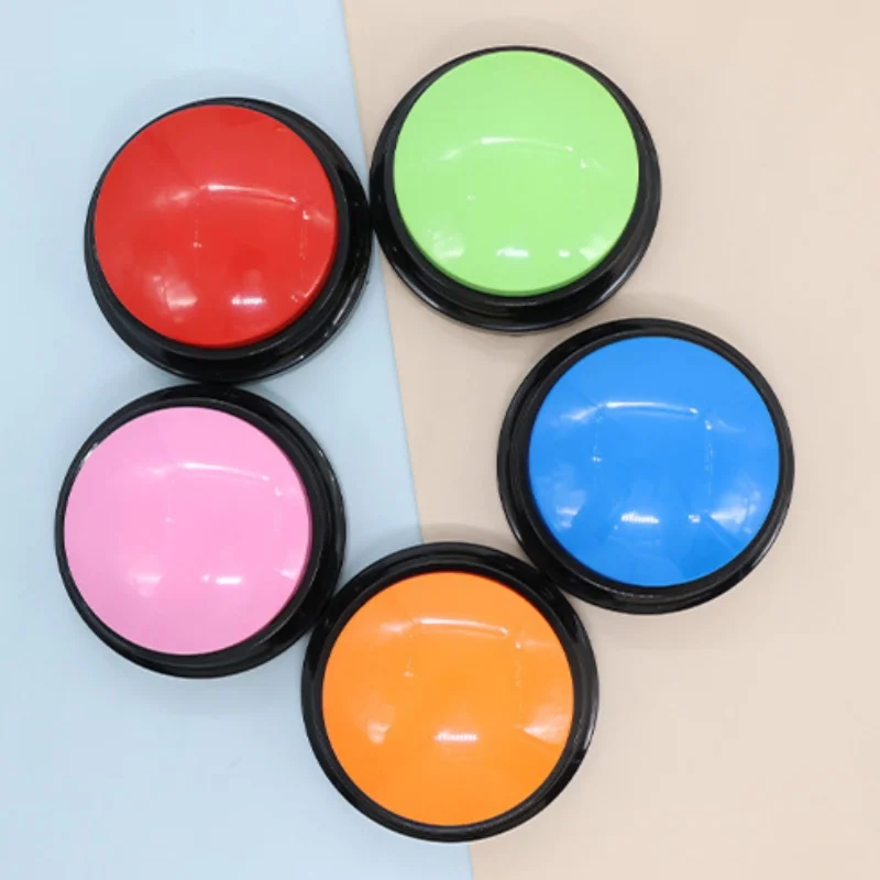 Dog Communication Buttons Voice Recording Button for Pet Training Buzzer 30 Second Record Playback Funny Gift for Talking