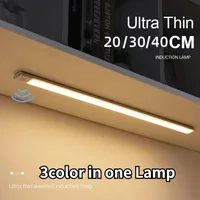 20/30/40CM Night Light USB Rechargeable Motion Sensor Led Light Wireless Led Lamp for Kitchen Cabinet Bedroom Wardrobe