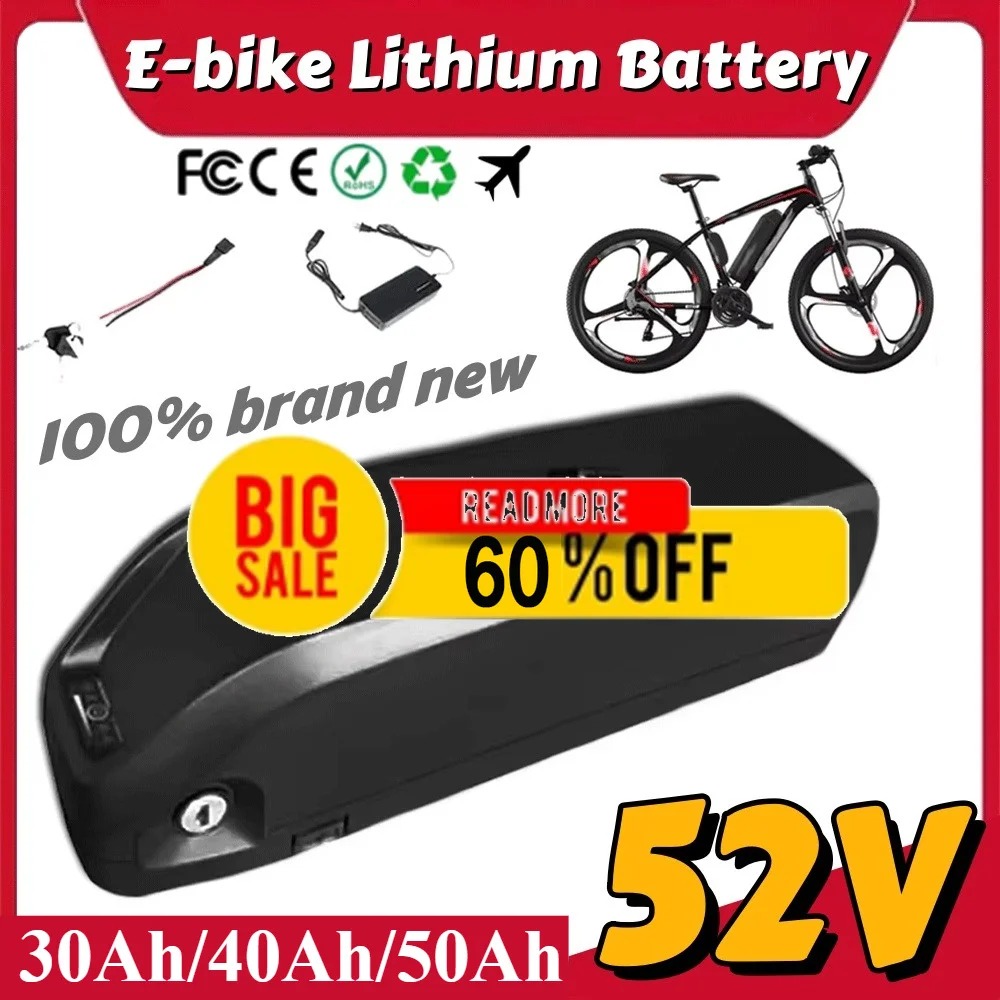 🌈🌈New Original 52V Hailong Battery polyester DP-9, BMS 18650 cell, lithium-ion 52V 50AH battery pack