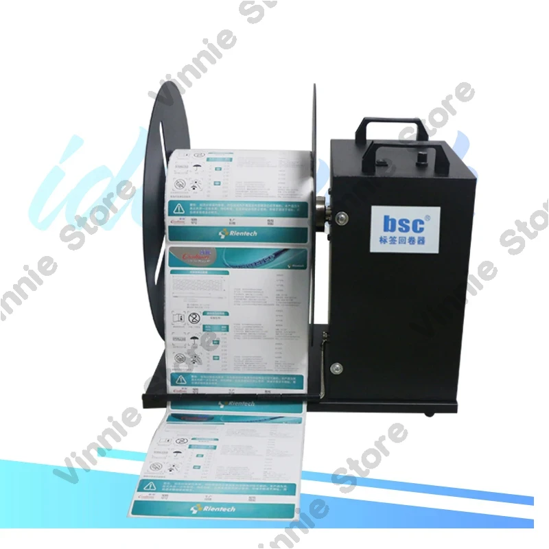 Bsc-A9 automatic label rewinder Wide label rewinder