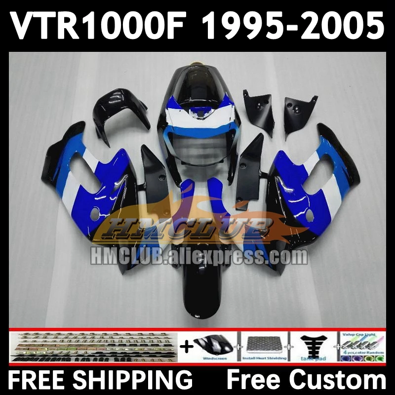 SuperHawk For HONDA VTR1000 F VTR 1000 F repsol blue 1000F 83No.24 VTR1000F 95 96 97 98 99 00 2001 2002 2003 2004 2005 Fairing