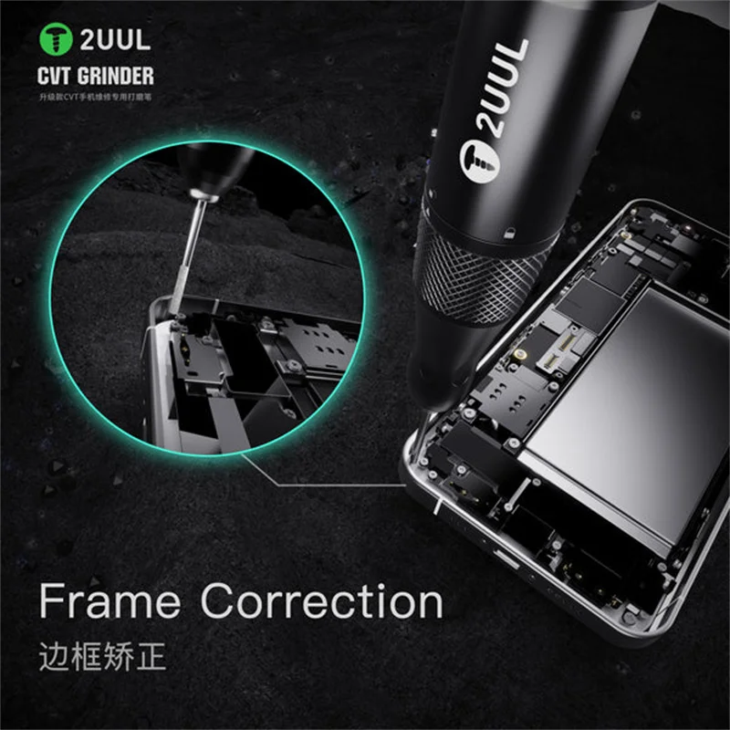 2UUL DA84 Rechargeable Handheld Sanding Pen Mobile Phone Chip/Screw Grinder Mini Polishing Machine Small Lettering Cutting Tool