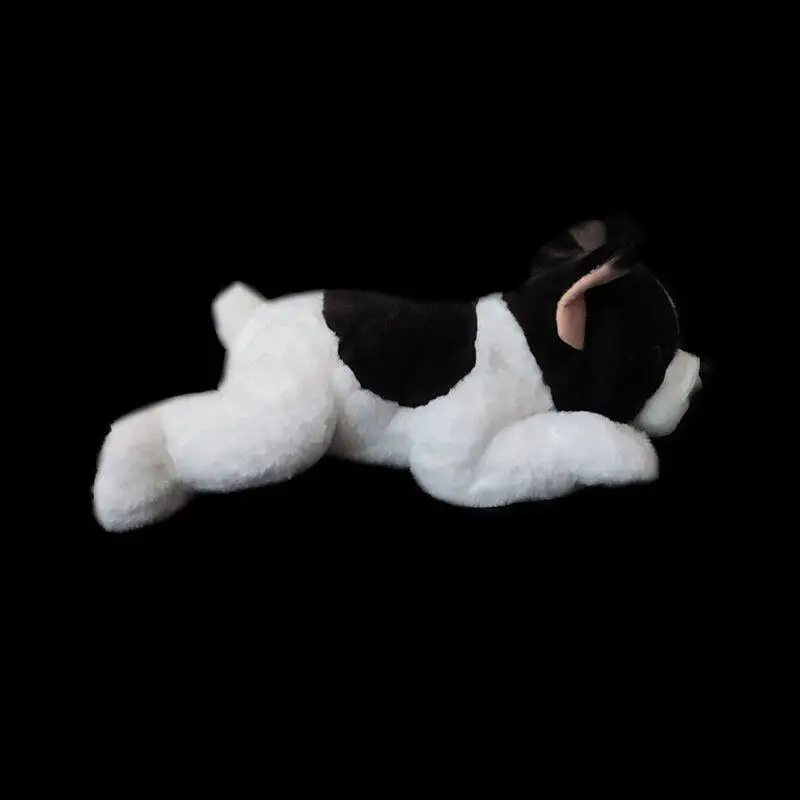 

Simulated Bulldog Small Puppy Plush Toy Lying Position Super Soft Doll Lifelike Animals Simulation Stuffed Doll Kawaii Toy Gifts