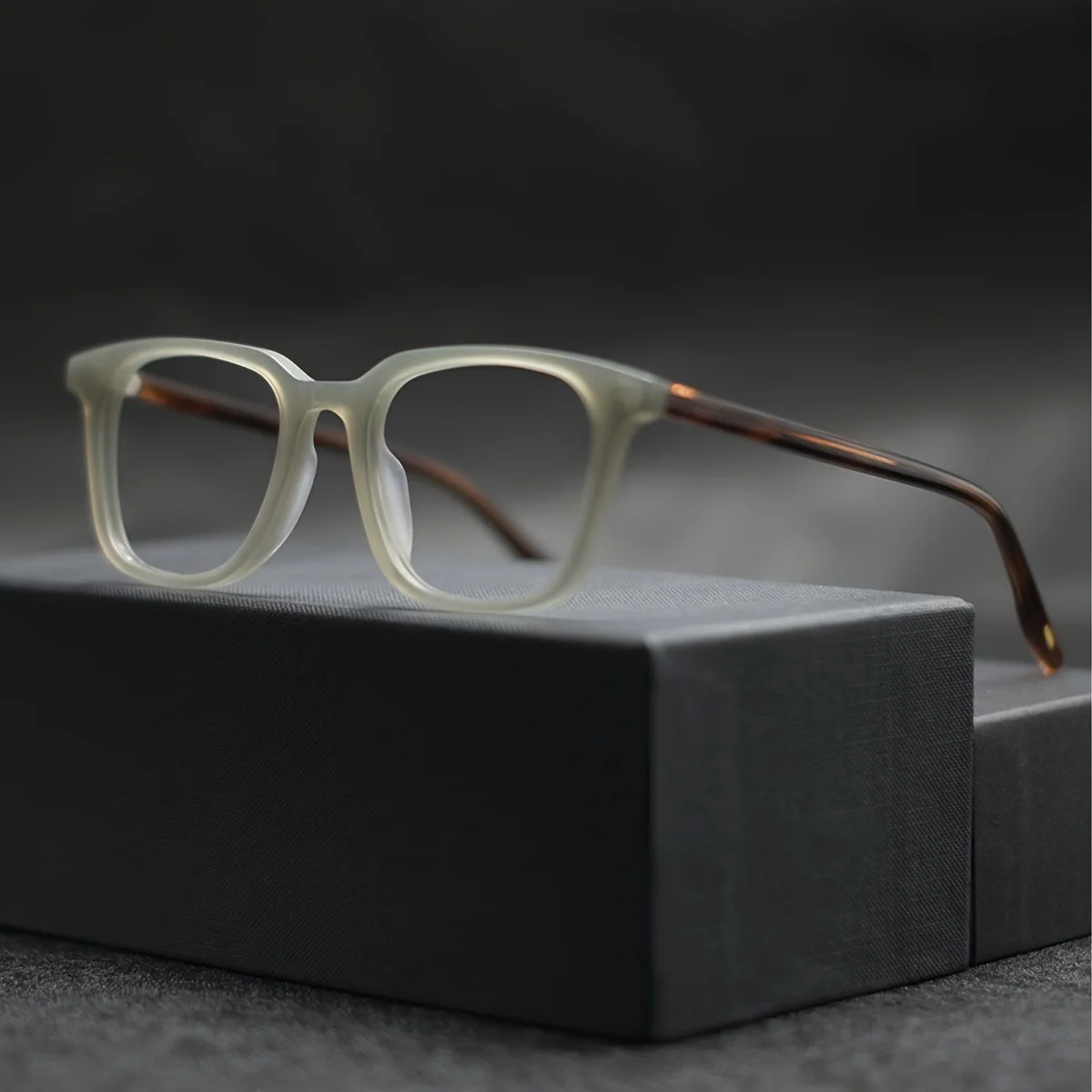 1pc Square Glasses Frame Unisex Lightweight Eyeglasses with Clear Lenses Frame for Women Men Eyewear image 6