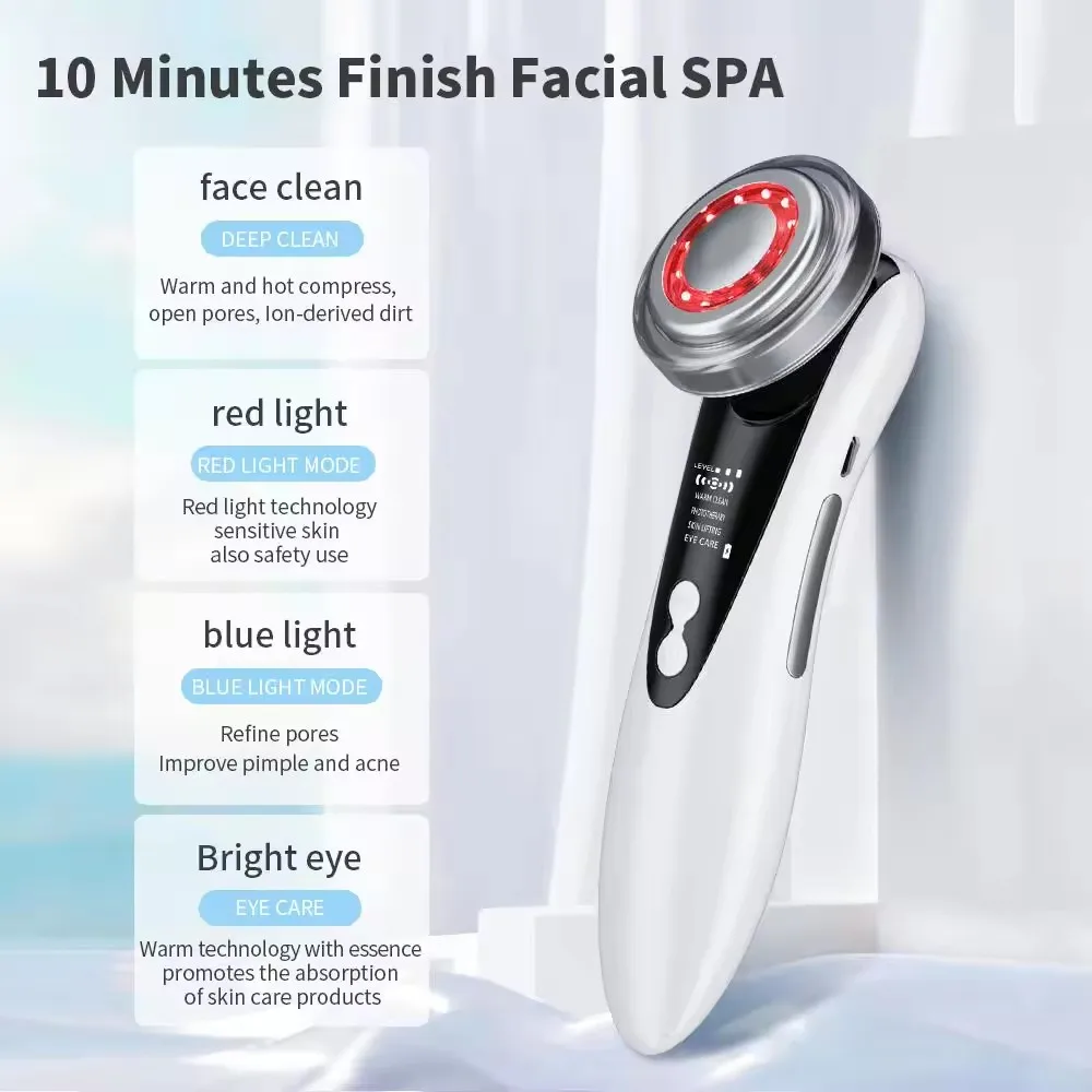 

Multifunctional Facial Beauty Device Electric Skin Care Massager Clean Face Skin Rejuvenation Lifting Tighten Skin Care Tool