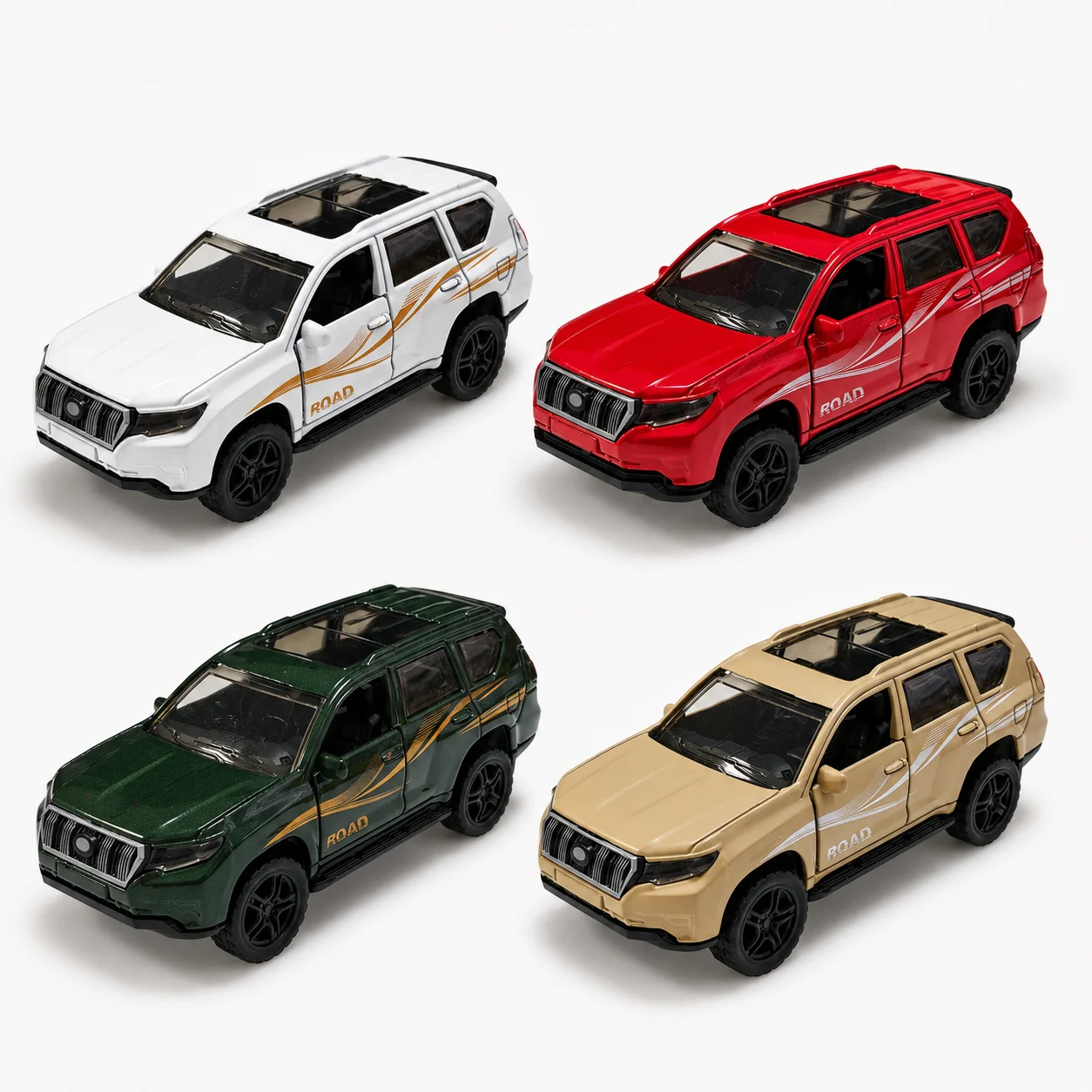 (Boxed) 1/36 Scale, Offroad SUV Alloy Toy Model Toy Car, Powerful Spring, Metal Casting, Boy's Toy, the Best Gift.