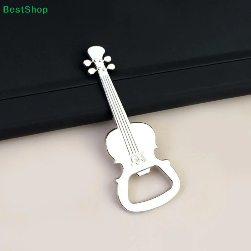 ✈Creative Guitar Beer Bottle Opener Musical Instrument Style Activity Small Prize Gift Metal Bottle Opener