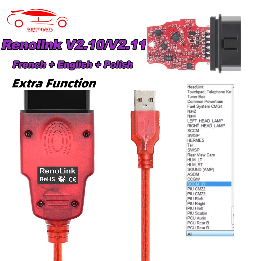مُقيّم شامل لجهاز Renolink V2.10 OBD2: الحل الأمثل لاستعادة الترميز وربط الكود في سيارات رينو وداسيا