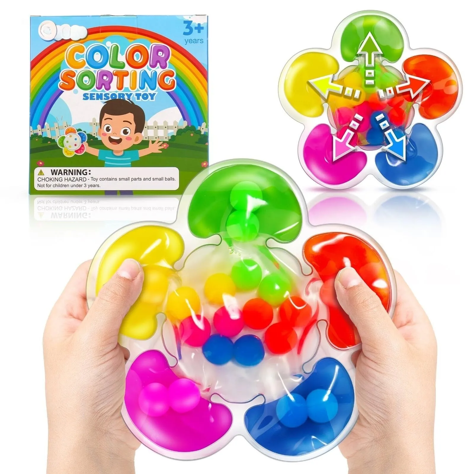 Giocattoli sensoriali di smistamento del colore da 10ml giocattoli coordinati giocattoli educativi giocattolo educativo per bambini, adatto per la