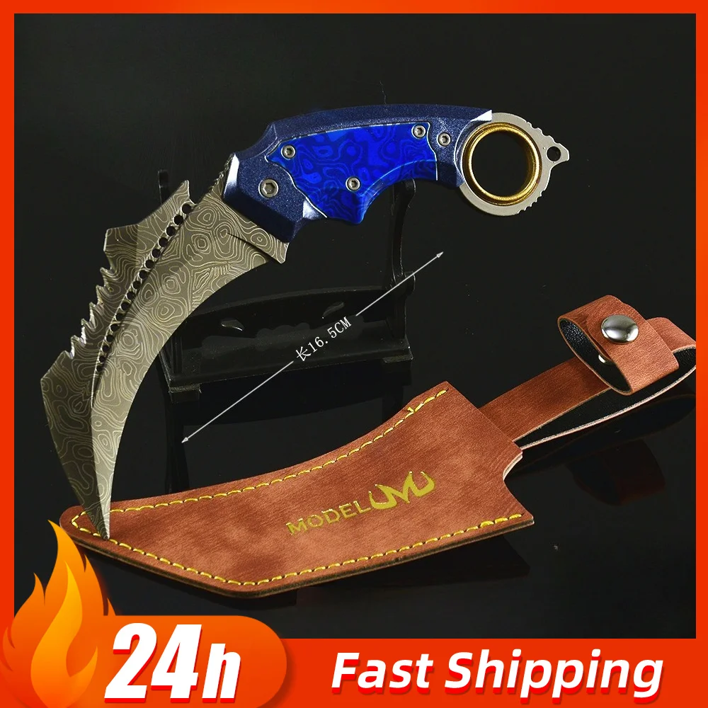 17cm Arena Breakout Kalambit Meteoric Claw weapons model Game Peripheral High-quality Cosplay props Ornaments Boys Toys Gifts