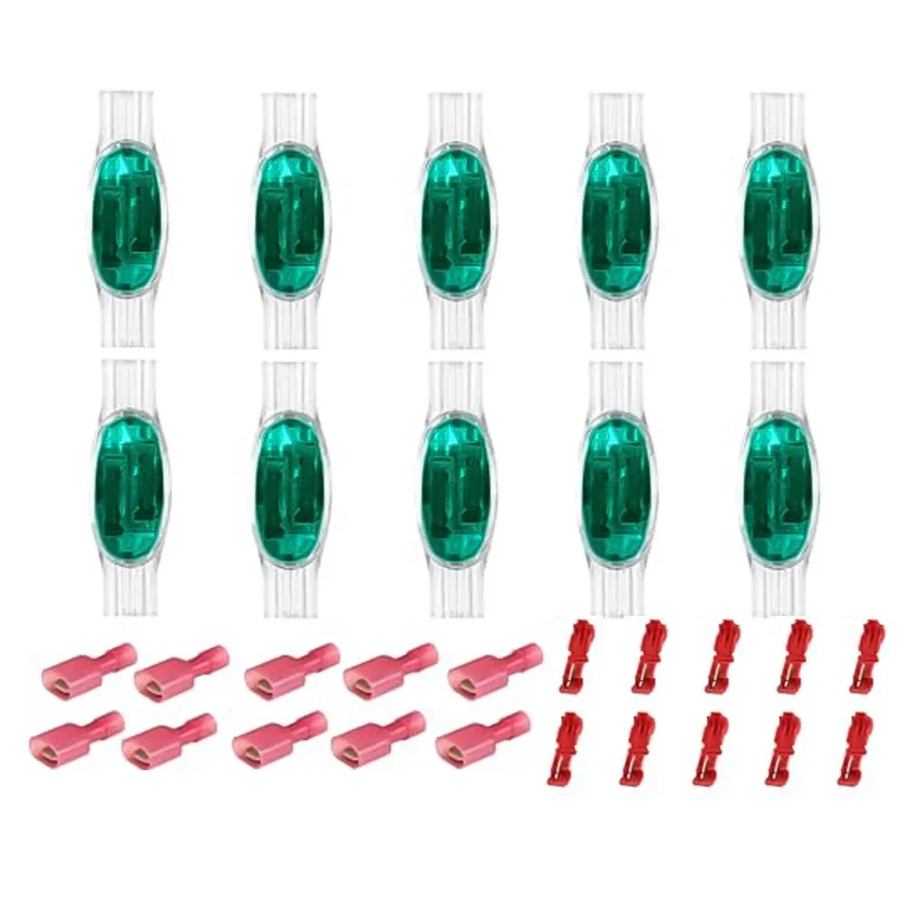 

10pcs Waterproof Cable Clamps Wire Connector For Robotic Lawnmower Electric Cable Terminal 3 Pin Robotic Lawn Mower Connector