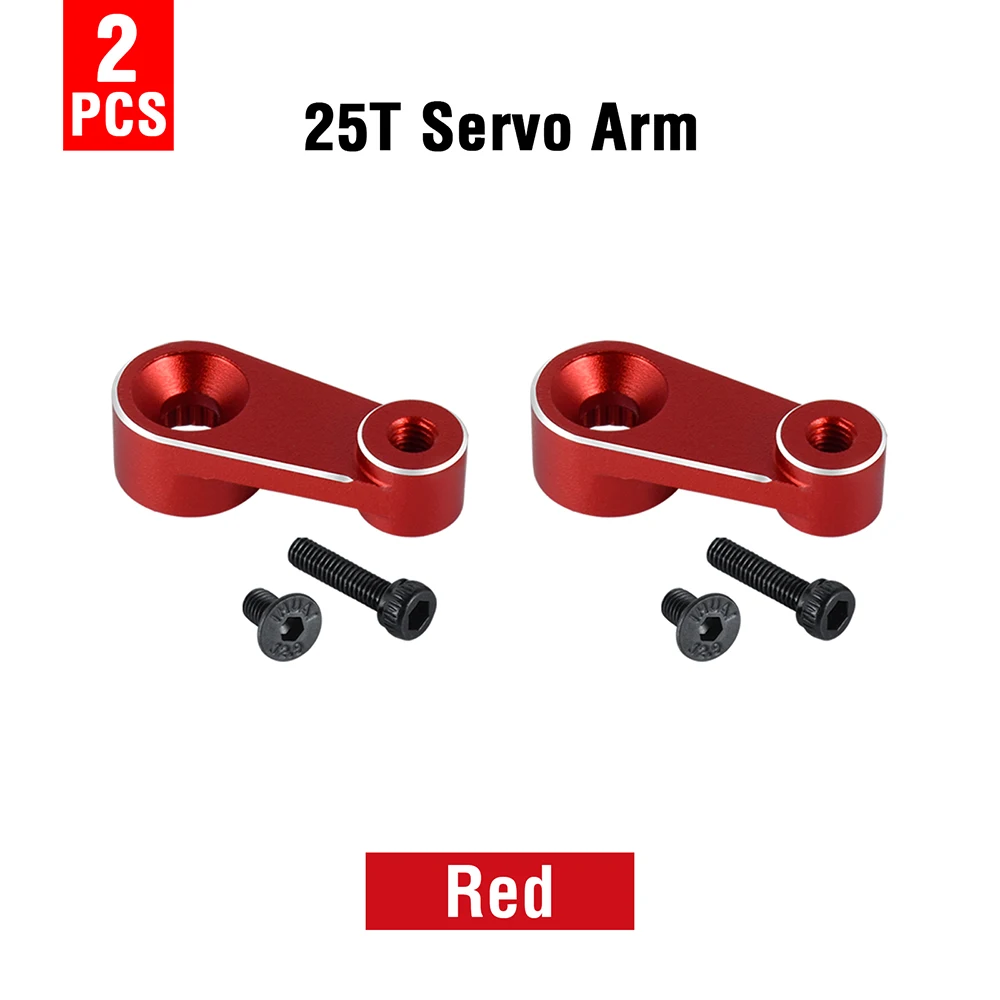 9IMOD 2PCS Multistyle RC 25T Matal Servo Horn Arm Aluminium Für 1/8 1/10 1/18 trx4m TRAXXAS RC Crawler Auto Upgrade Ersatz