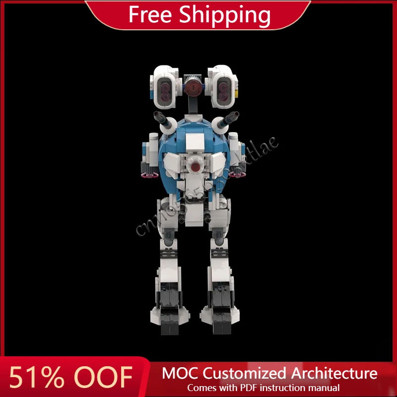 

427 PCS Moc Heavy Battle Model Space Edition Building Blocks Educational Construction Learning Creative Toy Kids Birthday Gift