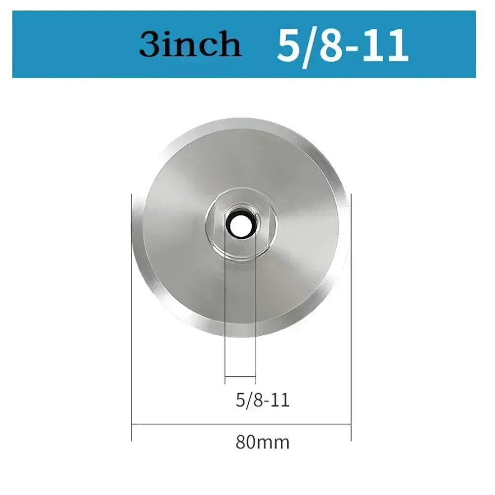 

4inch Thicken Backer Pad Diamond Polishing Aluminum Backing Holder Power Tools Replacement M10 M16 3"/80mm 4"/100mm