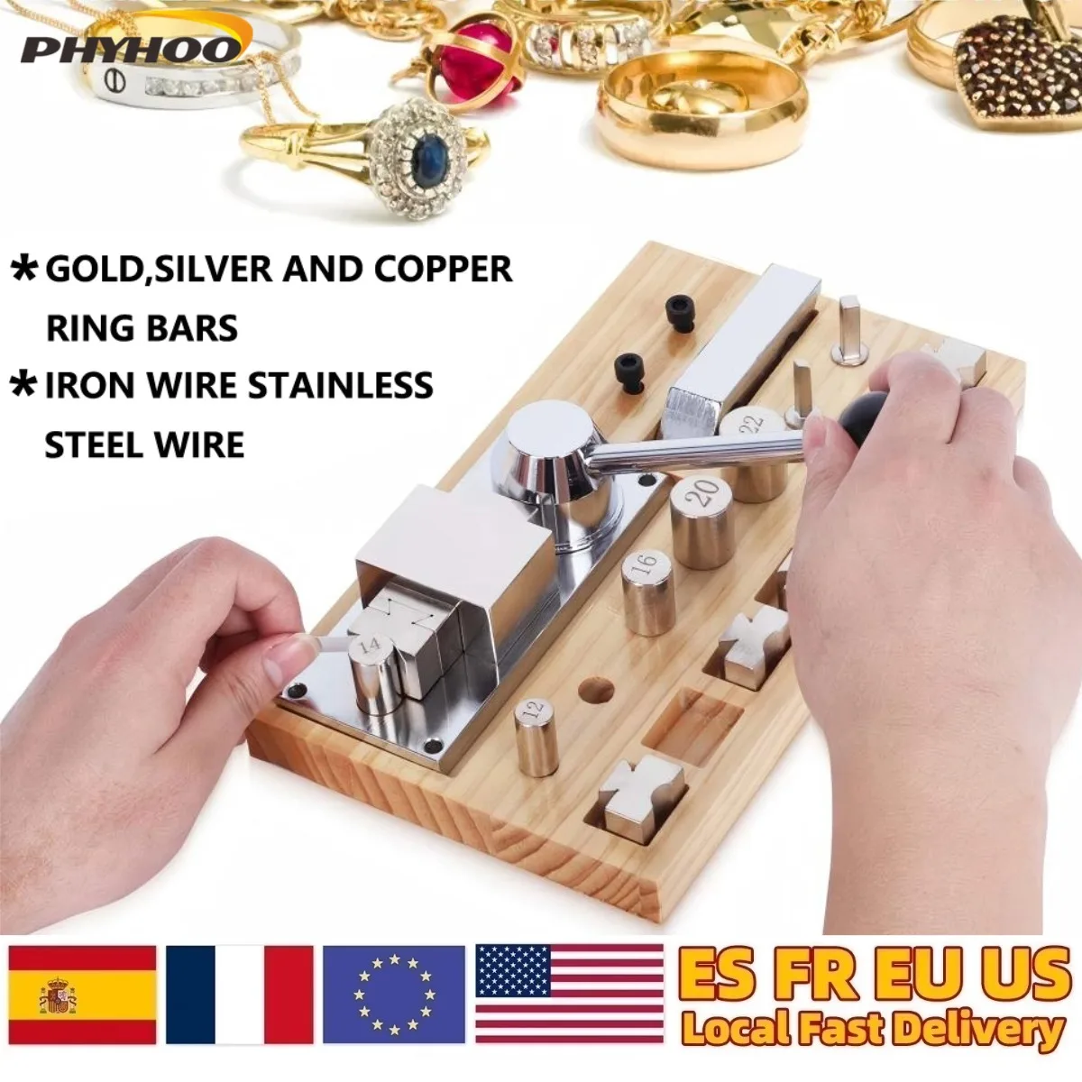 III Ring Bender Machine Jewelry Making Machine Tool Professional Jewelers Tool for Forming & Bending Rings Repair Ring Bending Machine
